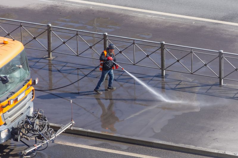 Asphalt Pressure Washing