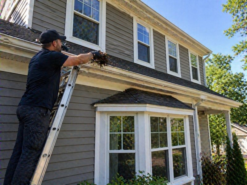 Gutter Pine Needle Removal in Baltimore, MD