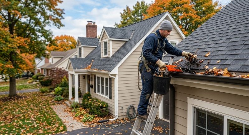 Rain Gutter Clearing in Long Island, NY